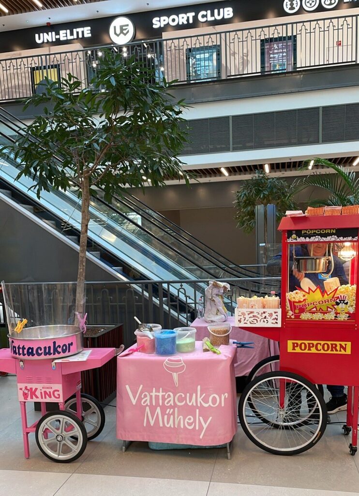 popcorn és vattacukor rendezvényre