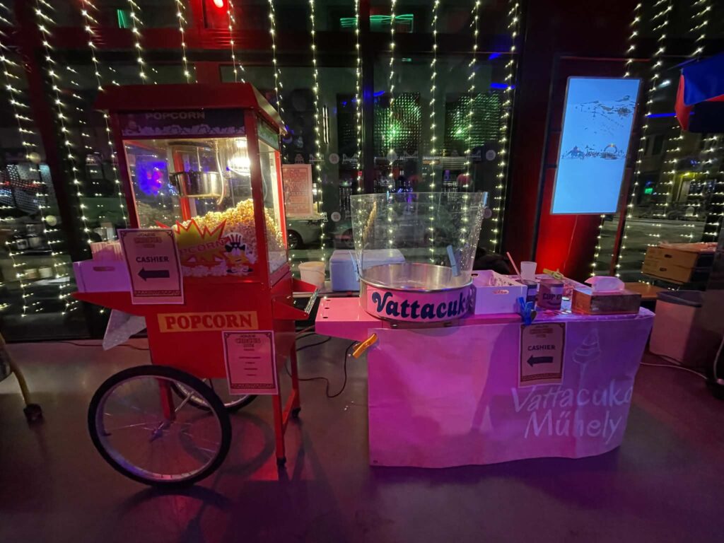 popcorn és vattacukor
